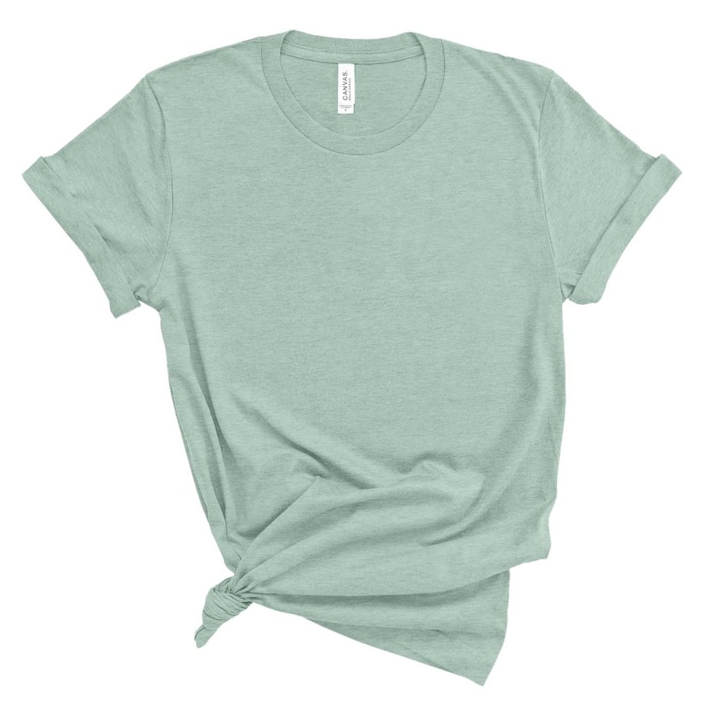 Bella+Canvas Heather Prism Mint Unisex Shirt